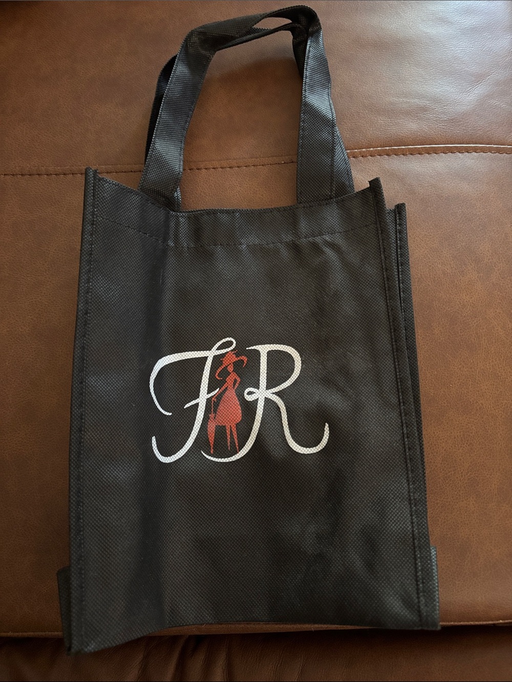 Black Reusable Tote Bag-Fashion at the Races Souvenir Louisiana Derby Small Tote